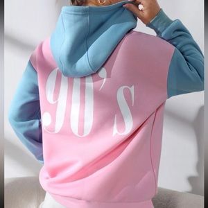 90s Colorblock Hoodie
